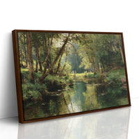 Summer Light Dances Through Forest Stream