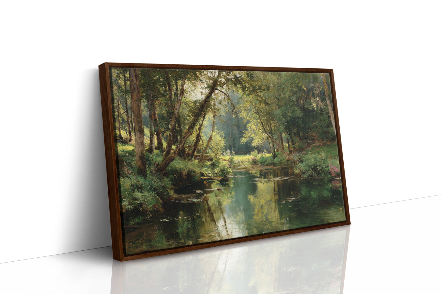 Summer Light Dances Through Forest Stream