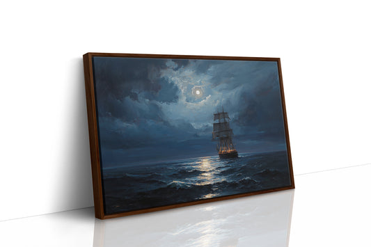 Moonlit Voyage On Ancient Tides