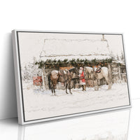 Santa's Snowy Stable Stop