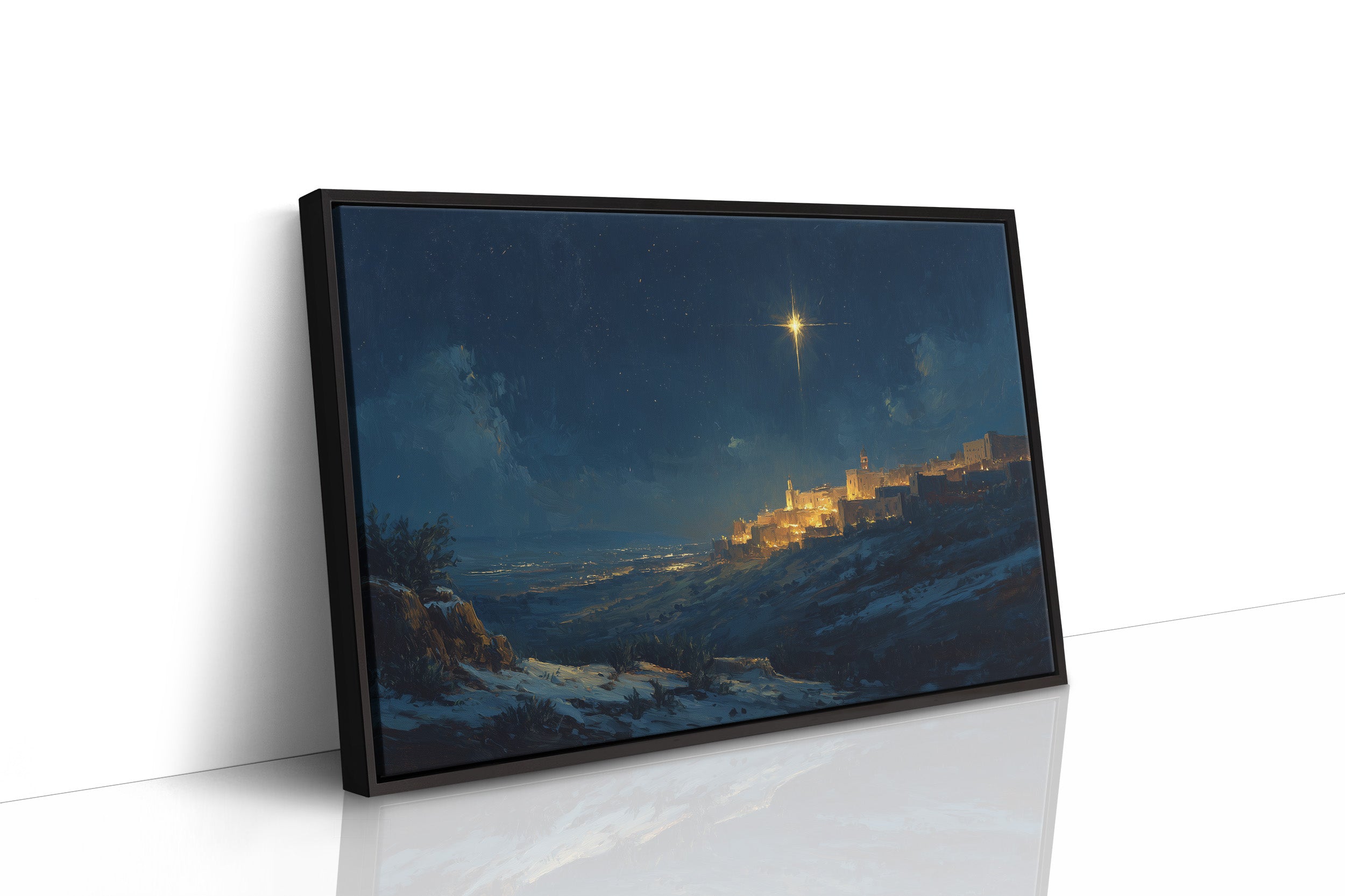 Ancient City Under Celestial Light