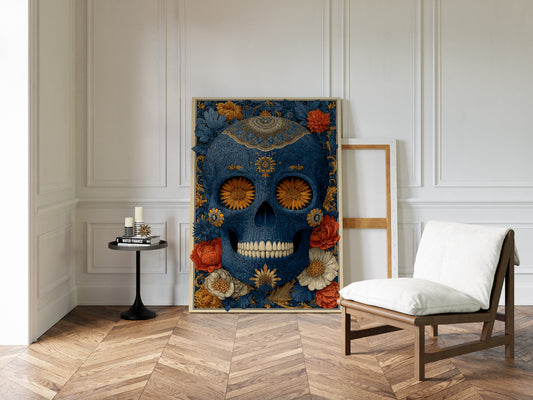 Floral Reverie Beneath Bone