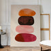 Sunset Stones Stack In Silence
