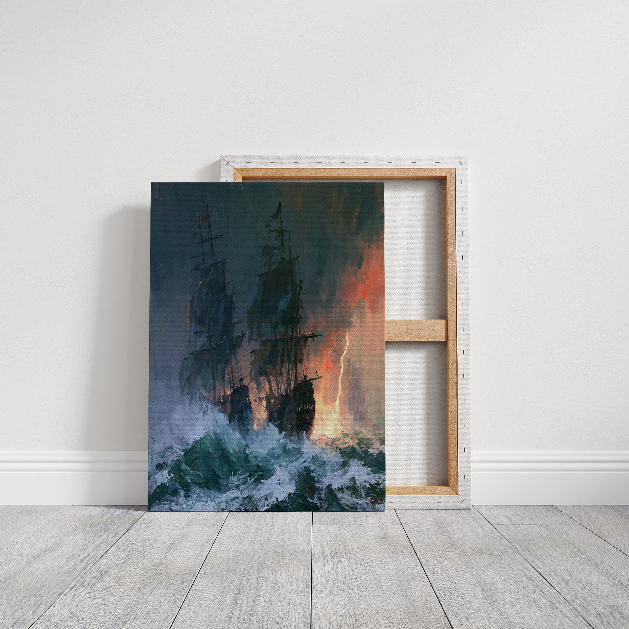 Ship Weathering the Storm