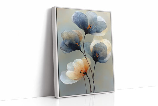 Indigo Petals Dance At Dawn