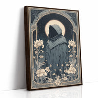 Moonlit Pilgrim Among Lotus Blossoms