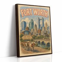 Fort Worth, Stockyards Skyline