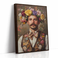 Floral Crown and Velvet Charm