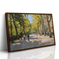 Autumn Light Dances Through City Trees