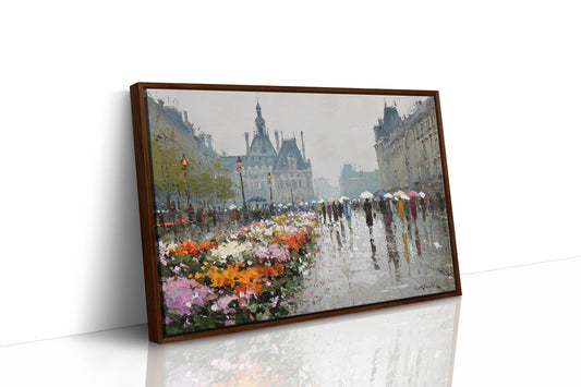 Paris Blooms Through Silver Rain
