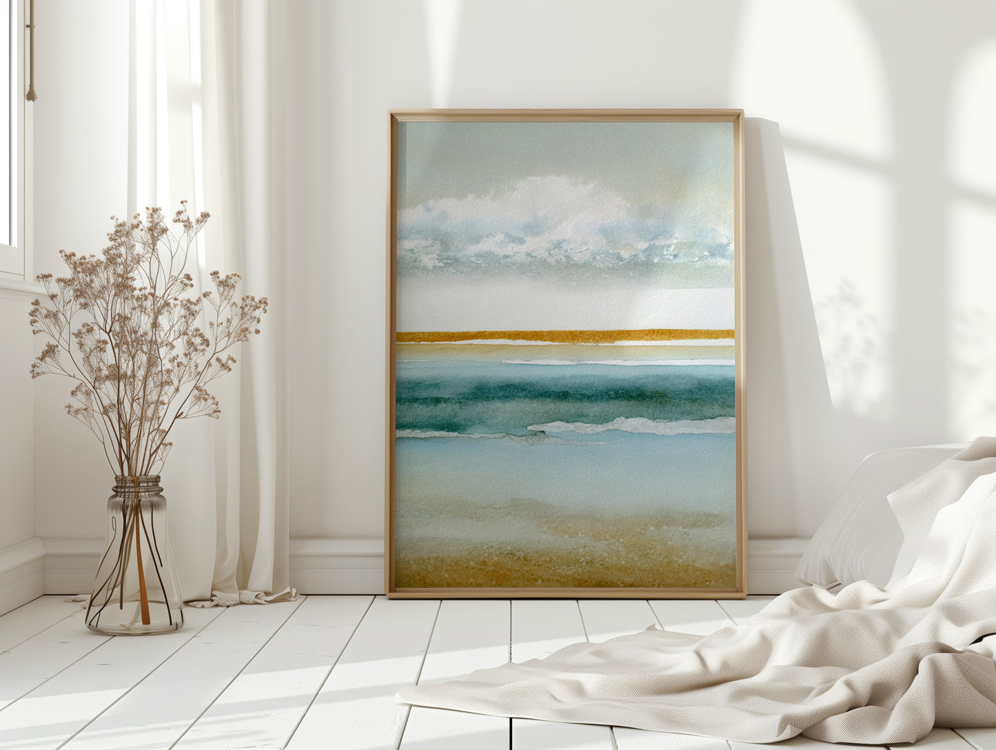 Where Waves Kiss Golden Sands