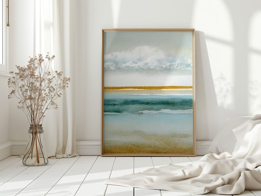 Where Waves Kiss Golden Sands