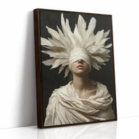 Blind Oracle in Ivory Feathers
