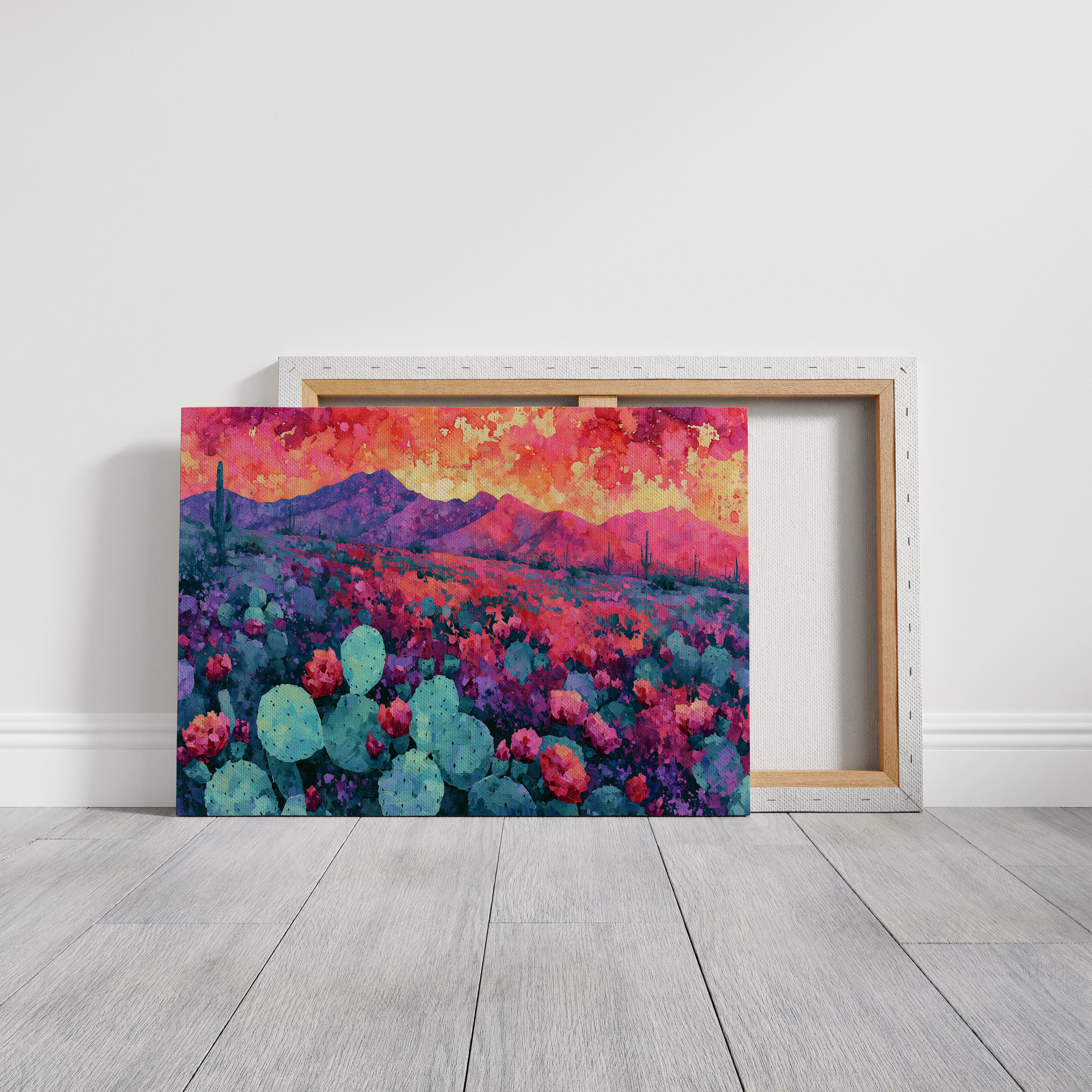 Desert Bloom, Magenta Mountains