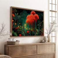 Coral Trees Dance In Midnight Gardens