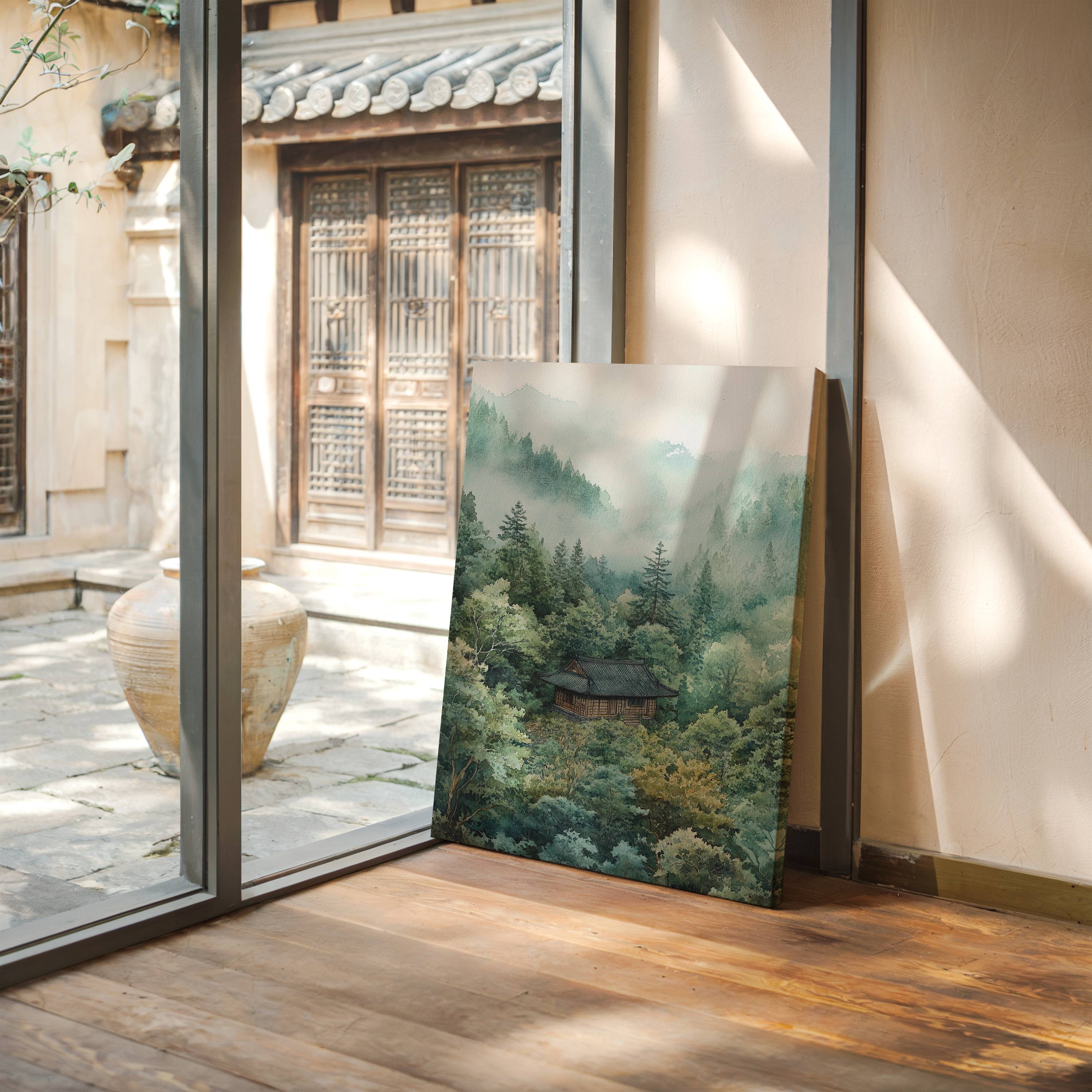 Mountain Mist Shelters Ancient Temple