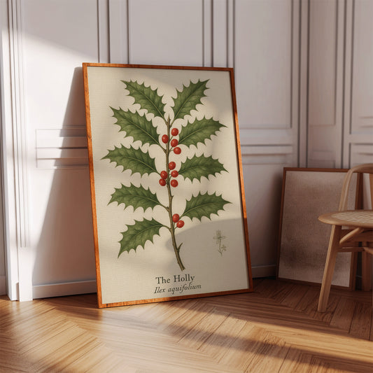 The Holly Botanical Art Print