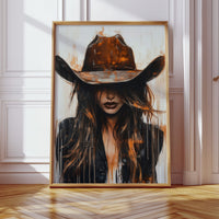 Cowgirl in Crimson – Modern Western Grit
