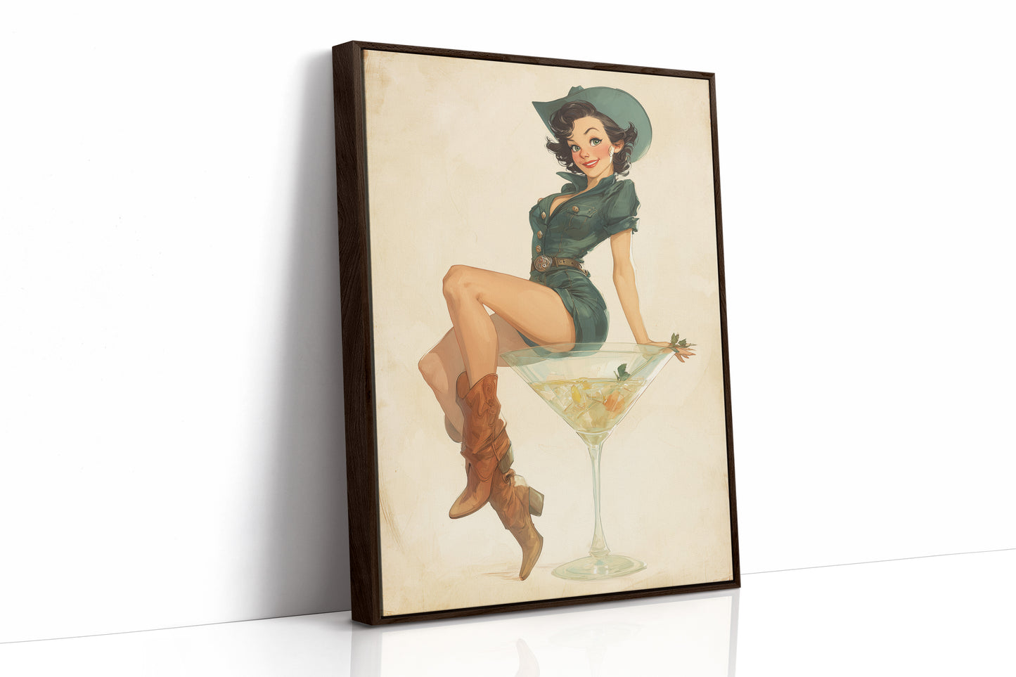 Emerald Cocktail: Western Charm