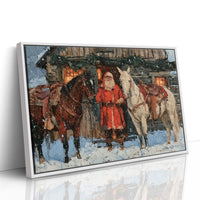 Santa's Lantern-Lit Homestead
