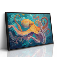 Copper Tentacles Dance Through Turquoise