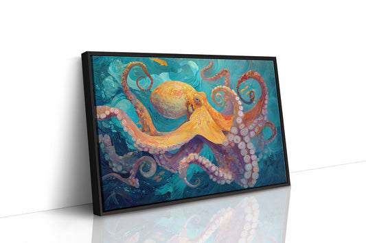 Copper Tentacles Dance Through Turquoise