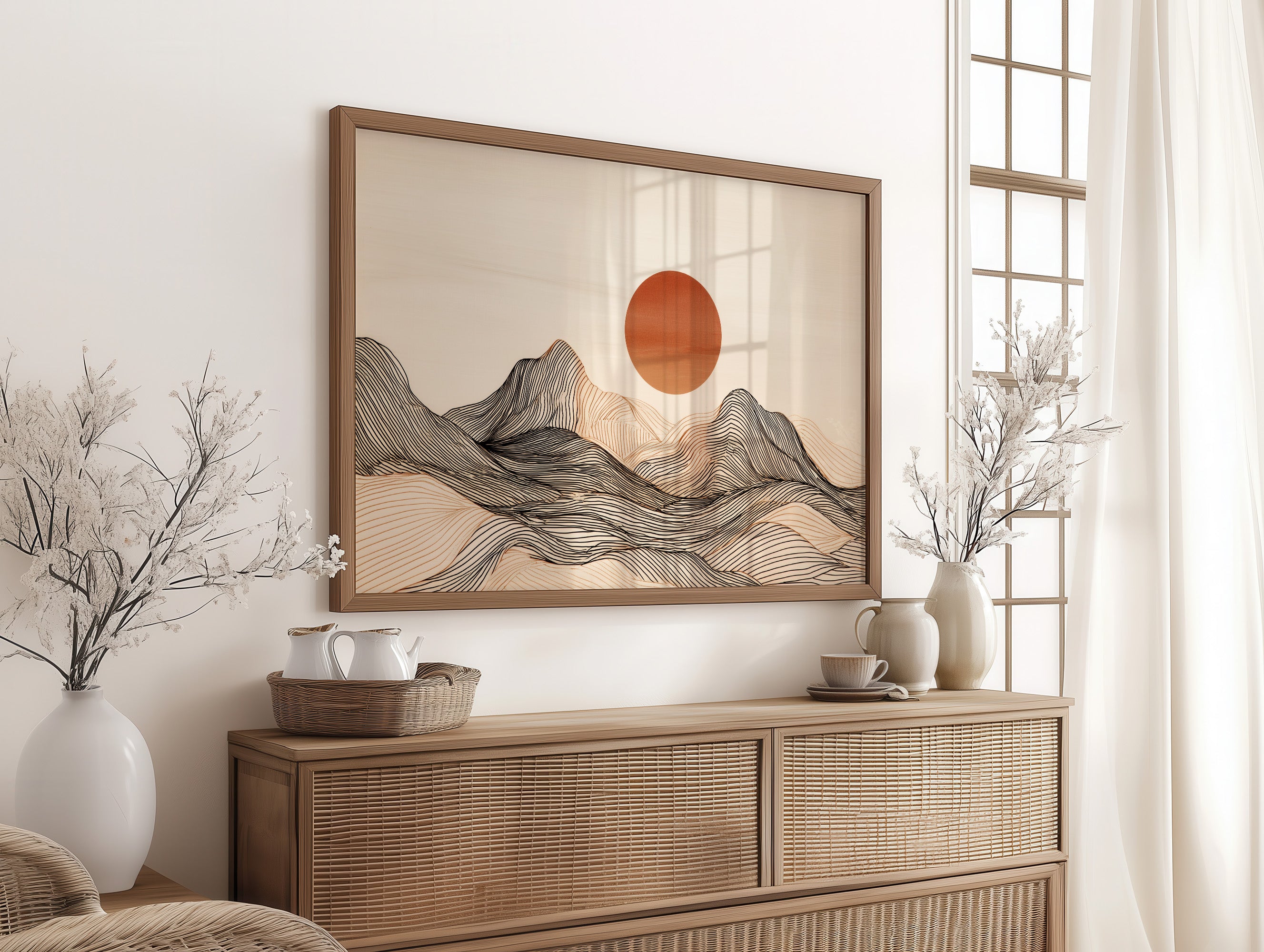 Mountains Flow Like Gentle Waves