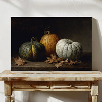 Autumn Gourds Dance With Maple