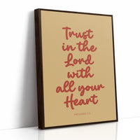 Faith Words In Warm Clay