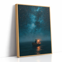 Lantern Boat Beneath The Stars