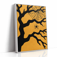 Just Hanging Around, Spookily, print in a white frame