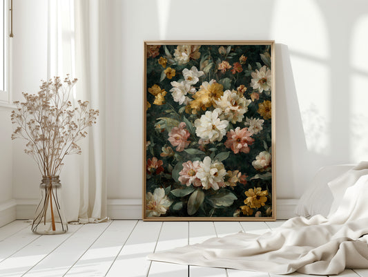 Blooming Garden of Soft Hues
