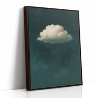 Lonely Cloud in Deep Teal Sky