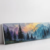 Mists Rise Through Painted Pines