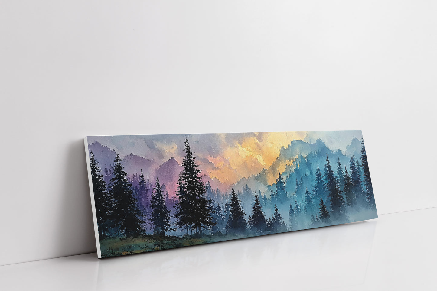 Mists Rise Through Painted Pines