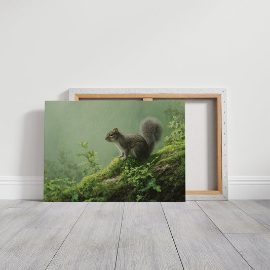 Woodland Sentinel Among Literary Treasures