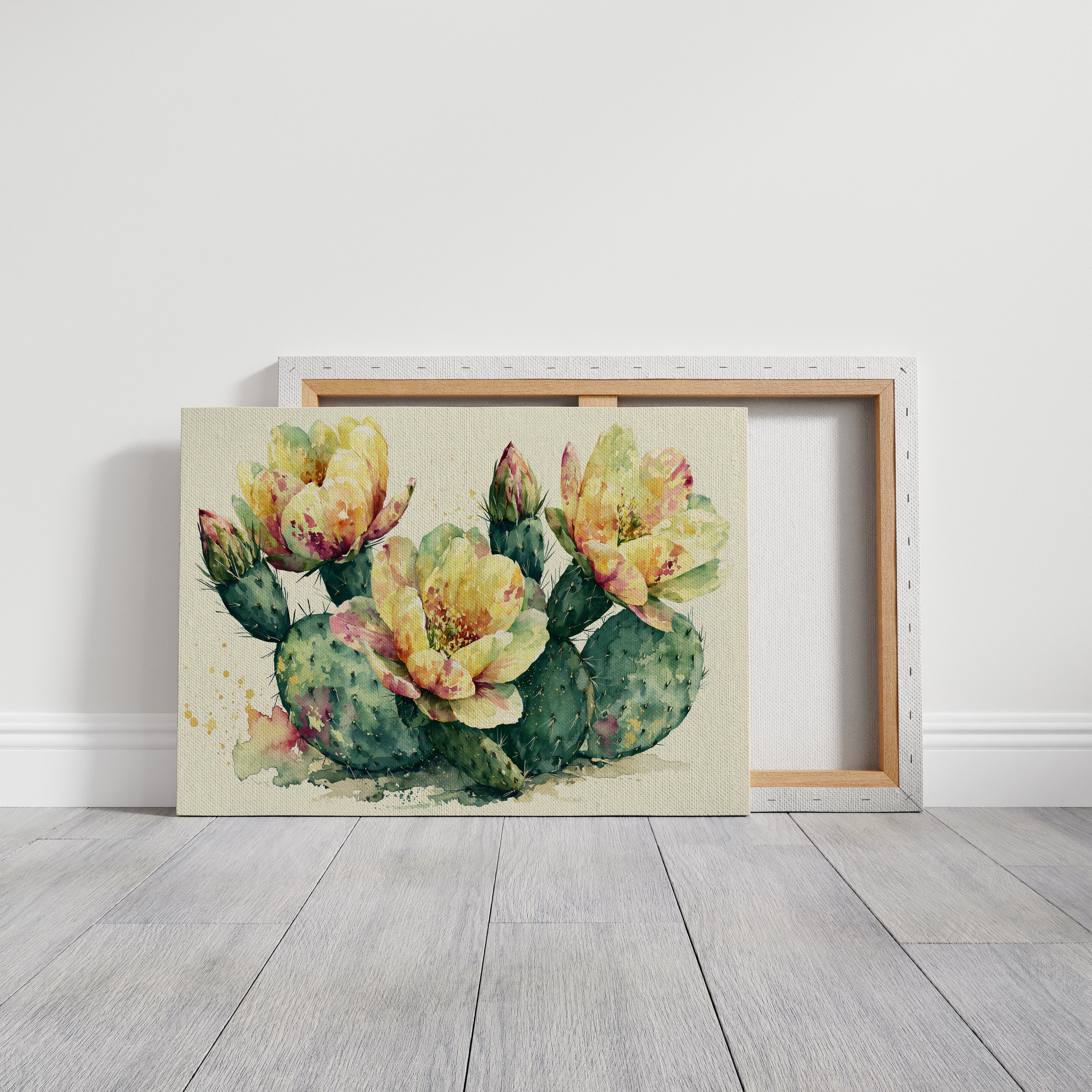 Prickly Pear in Golden Bloom