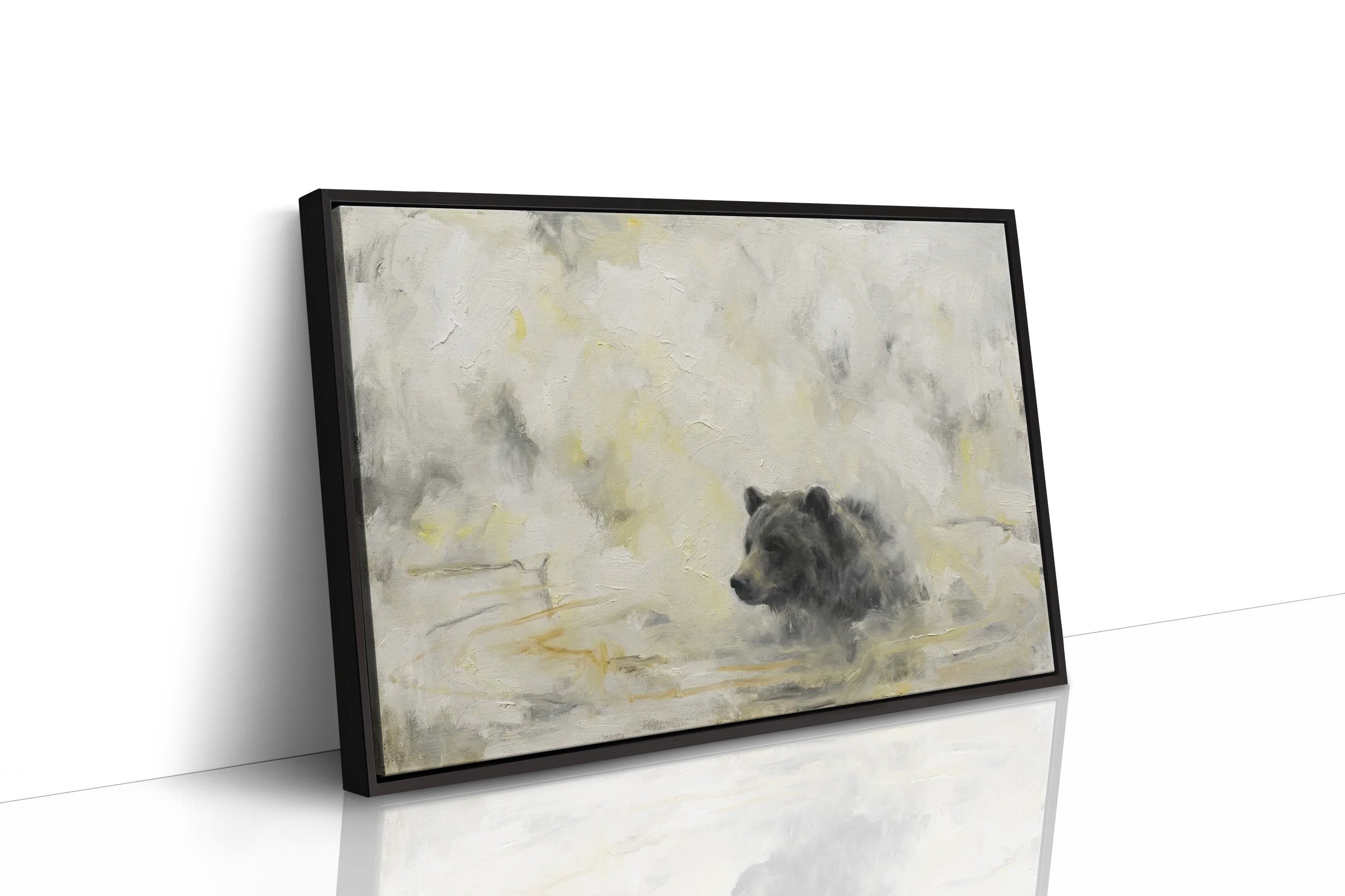 Bear in the Morning Fog