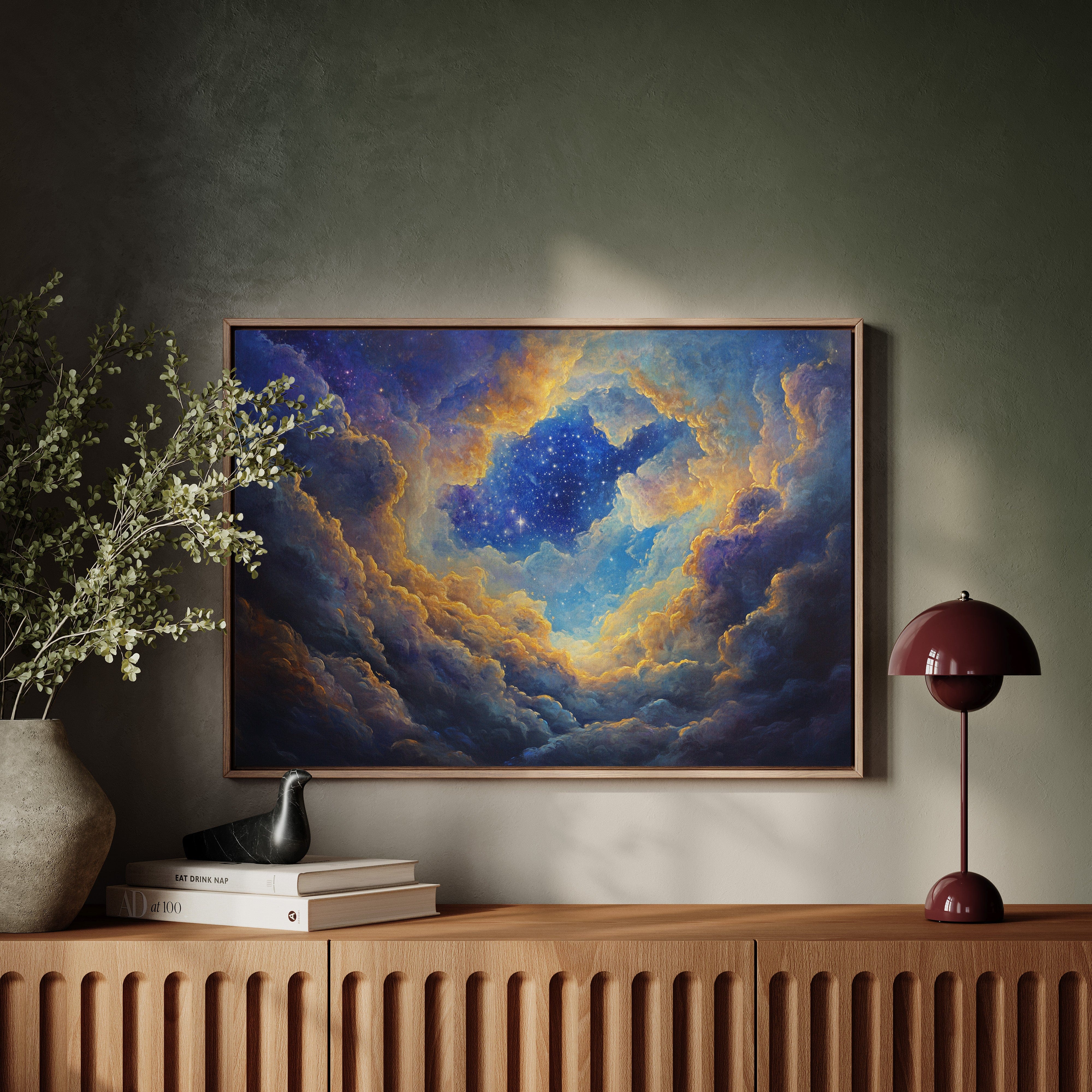 Heaven Opens Its Golden Gates