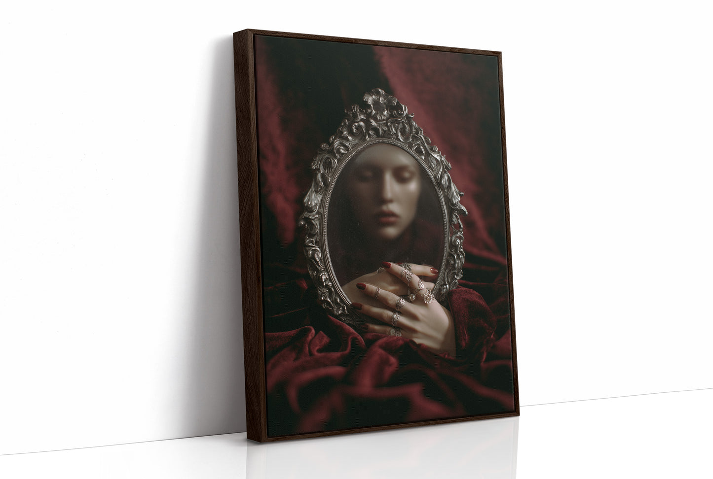 Velvet Secrets Behind Silver Frame