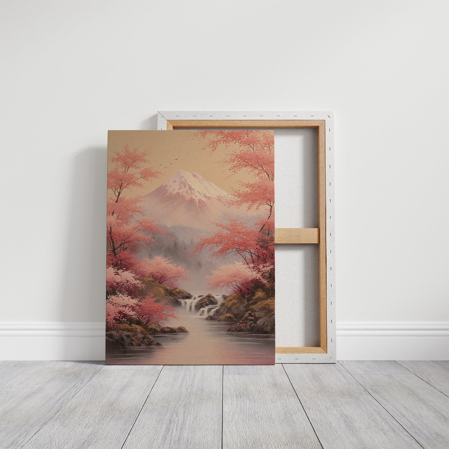 Cherry Blossoms Dance Near Fuji