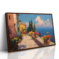 Mediterranean Summer Blooms At Noon