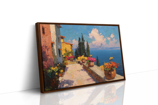 Mediterranean Summer Blooms At Noon