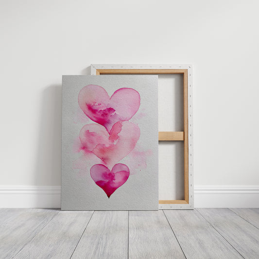 Hearts Unfold in Blush