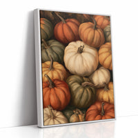 Crowded House, Gourd Edition, print in a white frame