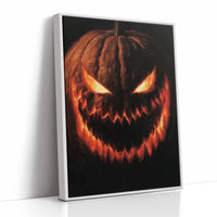 Grin And Bear The Fright, print in a white frame