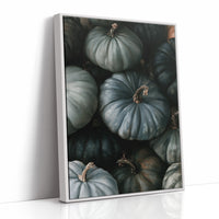 Feeling A Little Blue kin, print in a white frame