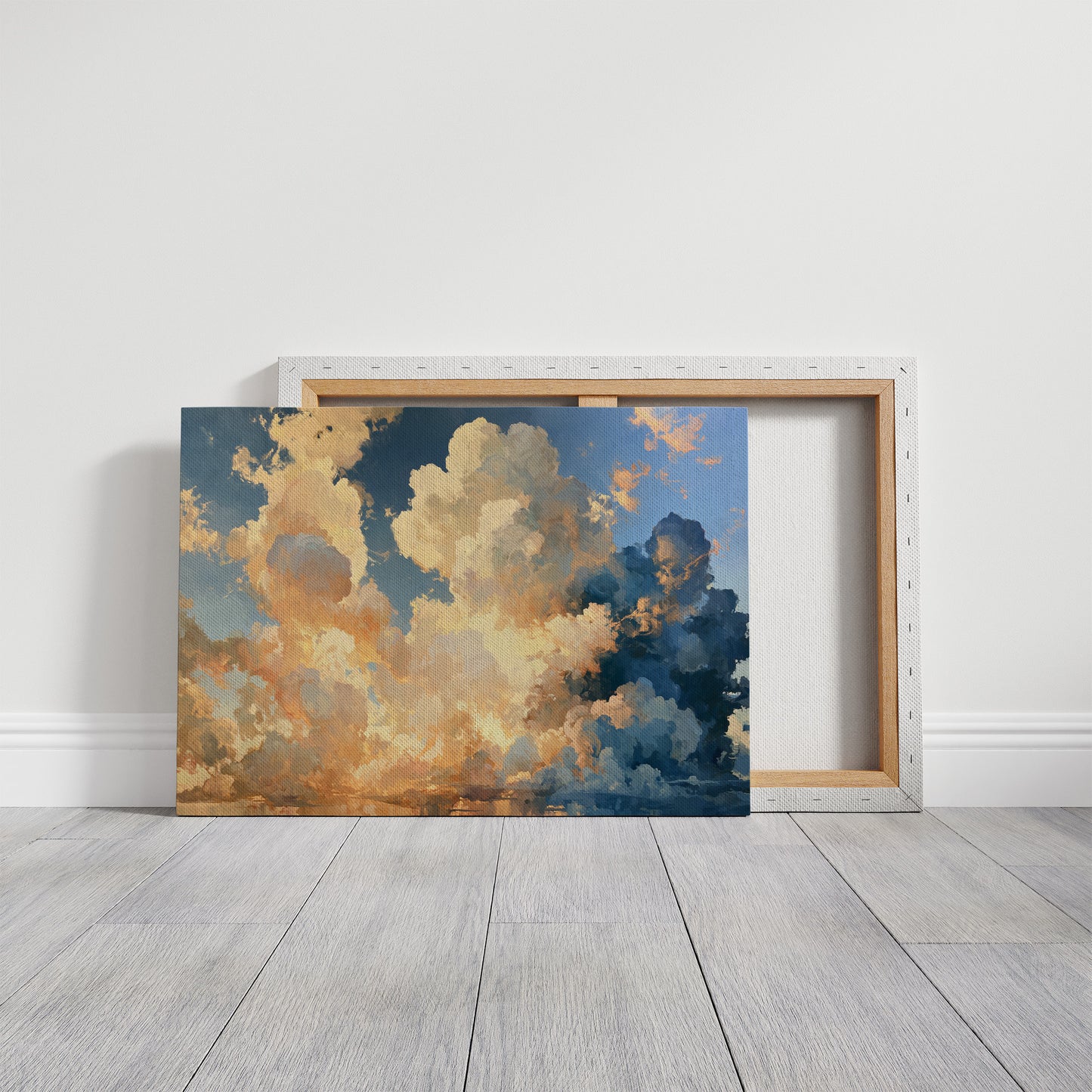 Golden Clouds Over Still Water