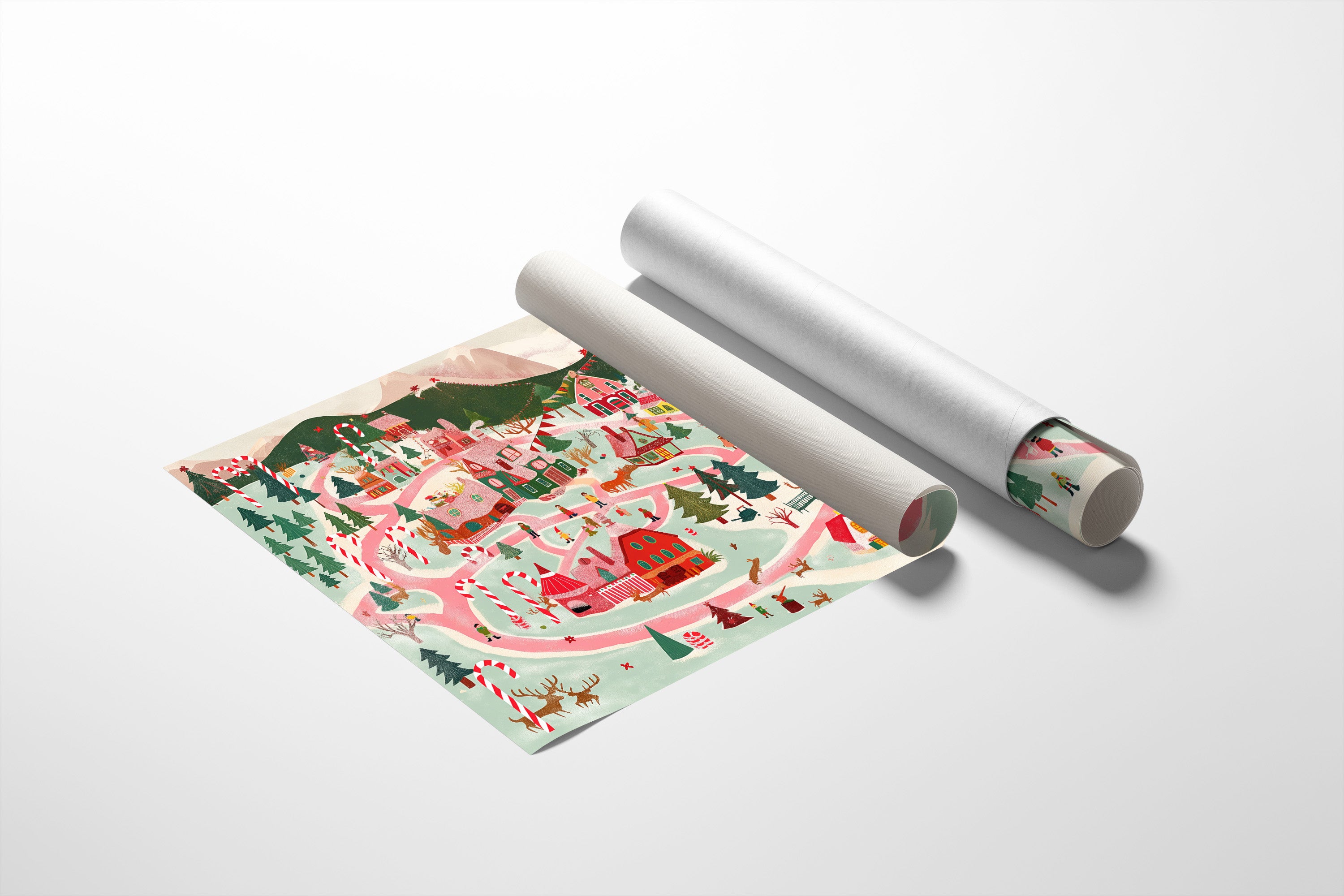 Festive Village Trails Wind Home