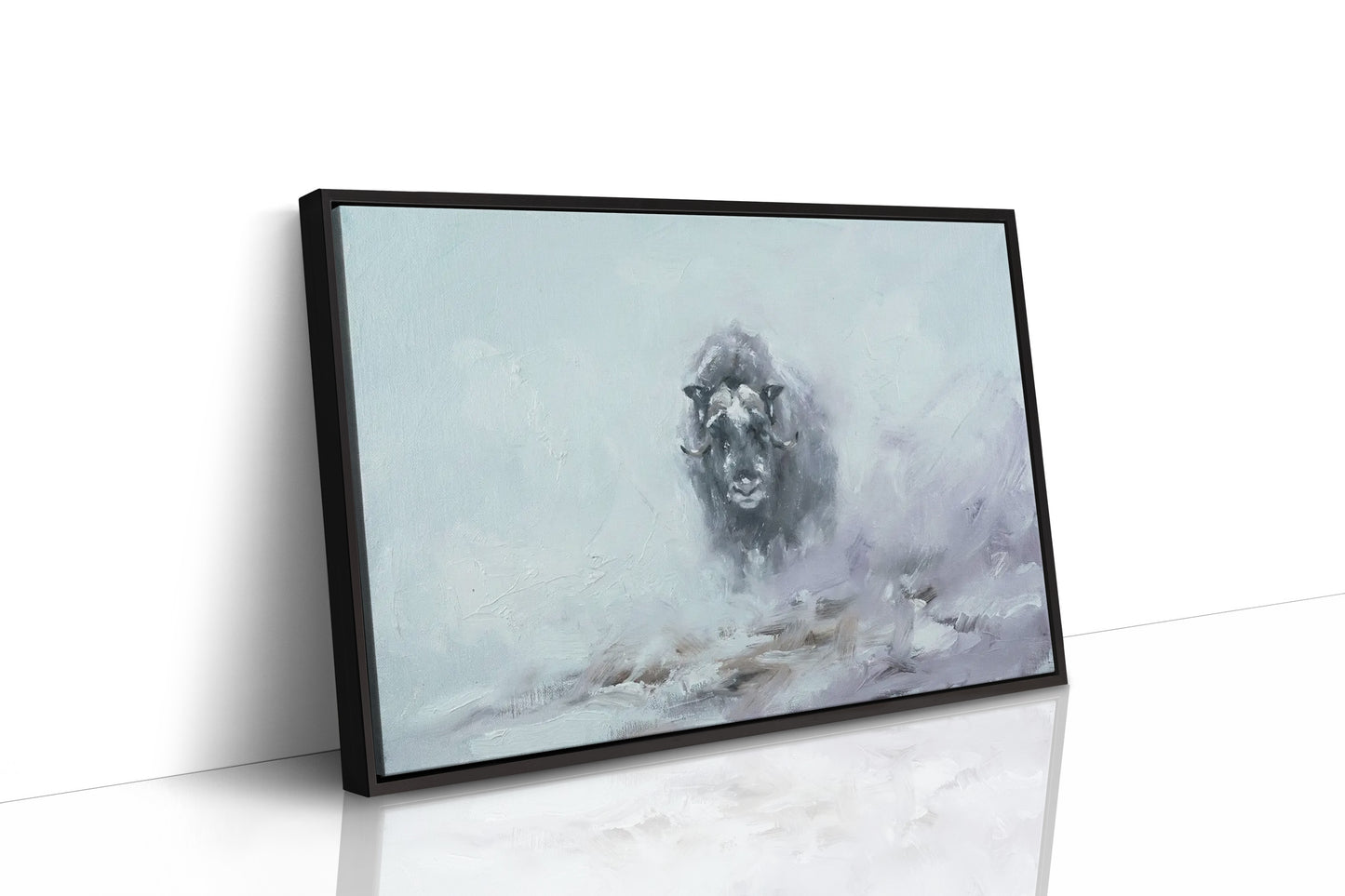 Musk Ox in the Whiteout